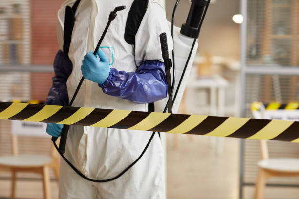 Professional Biohazard technician working in Chatham, IL